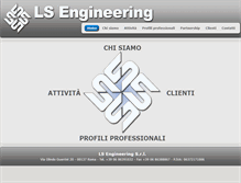 Tablet Screenshot of lsengineering.it